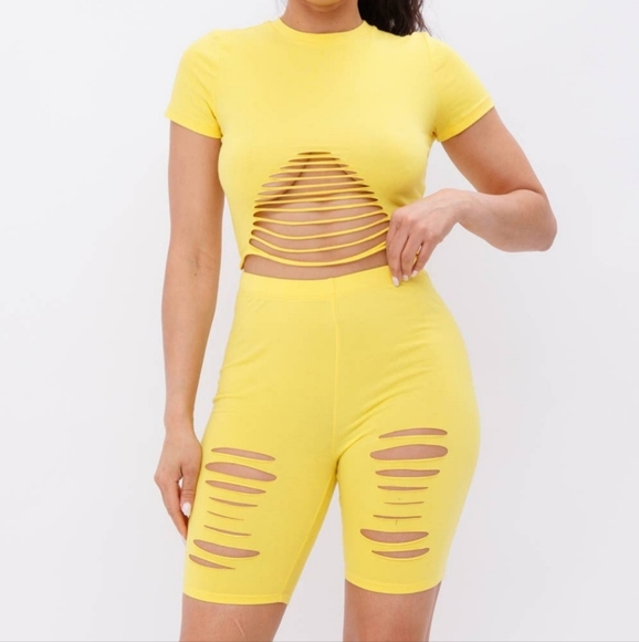 2pc laser cut short set - Picture 1 of 1